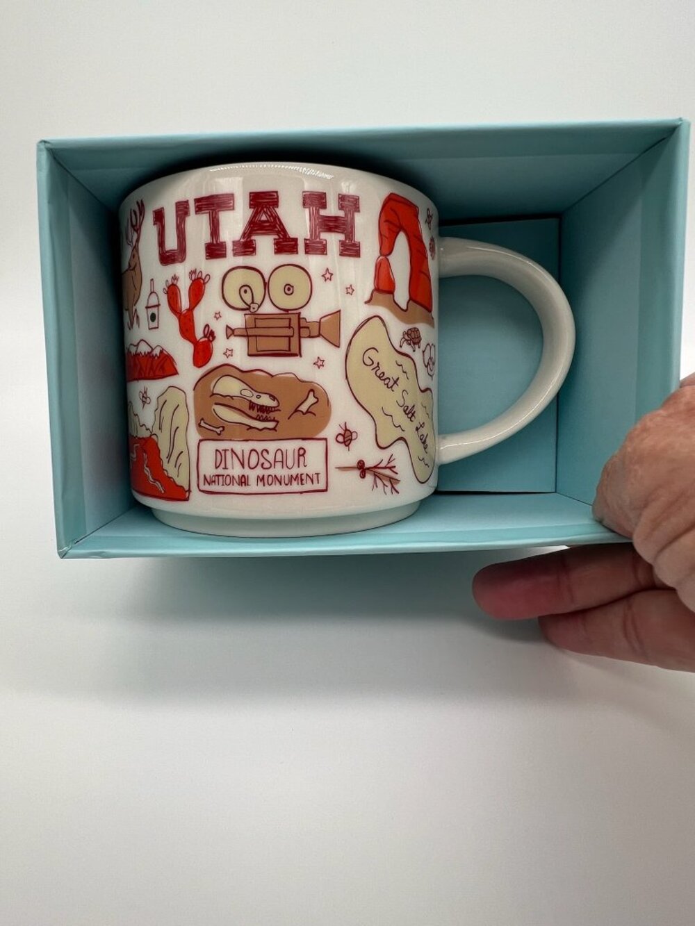 Starbucks Utah Been There Series Ceramic Coffee Mug 14 oz NIB Boxed Tag